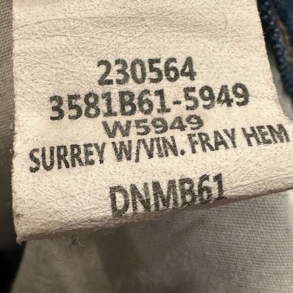 Paige Highrise Sarah Straight Vintage Fray 26 - Picture 9 of 9